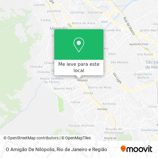 O Amigão De Nilópolis mapa