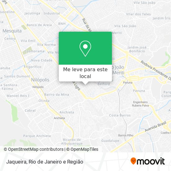 Jaqueira mapa