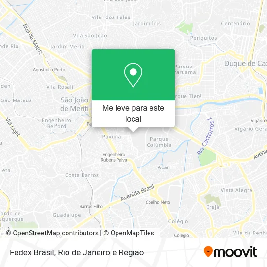 Fedex Brasil mapa