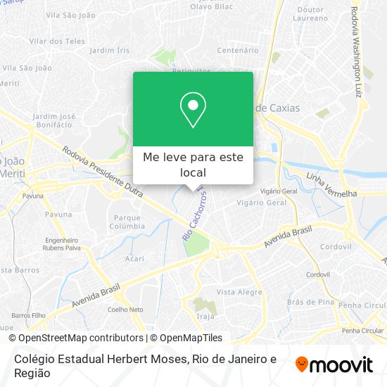 Colégio Estadual Herbert Moses mapa