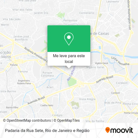 Padaria da Rua Sete mapa
