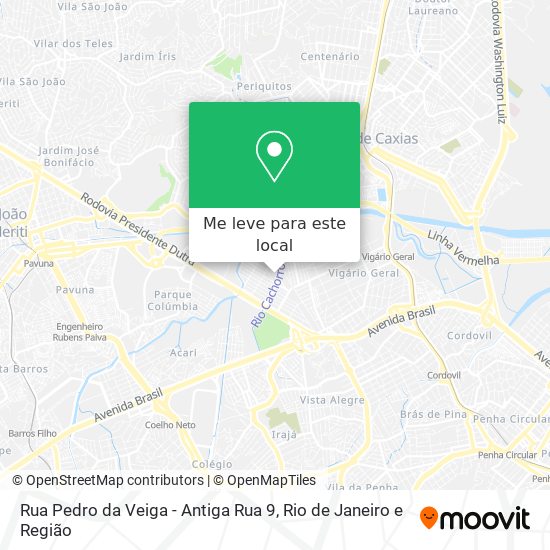 Rua Pedro da Veiga - Antiga Rua 9 mapa