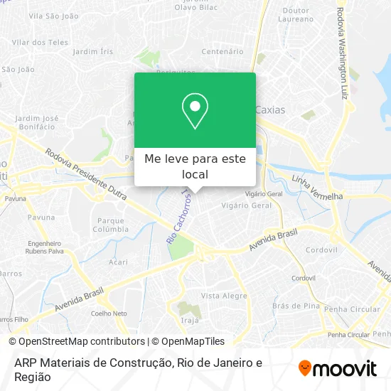 ARP Materiais de Construção mapa