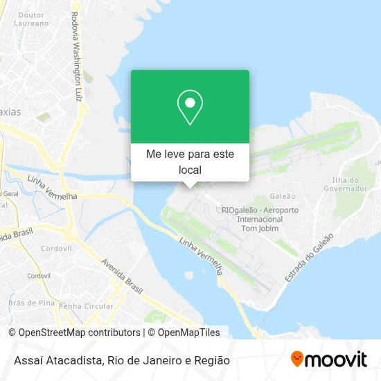 Assaí Atacadista mapa