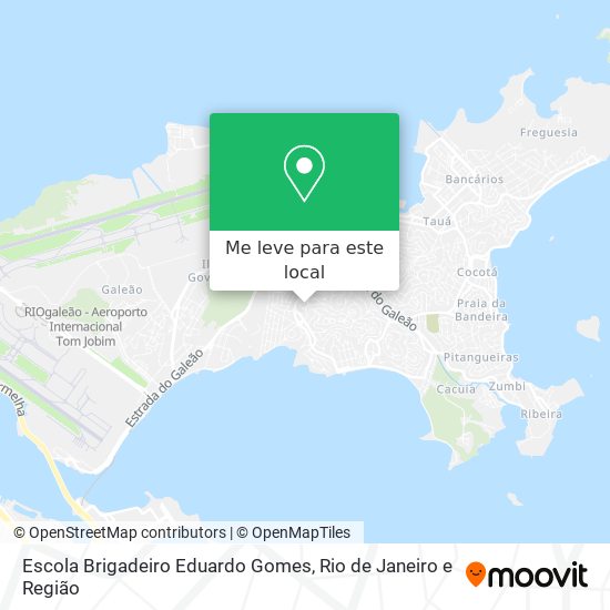 Escola Brigadeiro Eduardo Gomes mapa