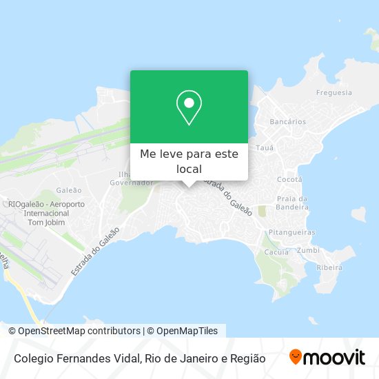 Colegio Fernandes Vidal mapa