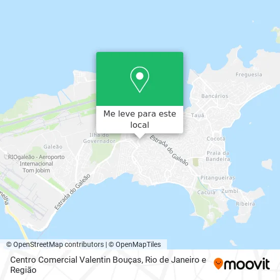 Centro Comercial Valentin Bouças mapa