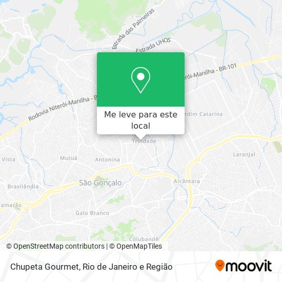 Chupeta Gourmet mapa