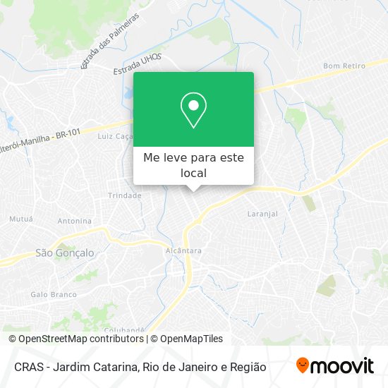 CRAS - Jardim Catarina mapa
