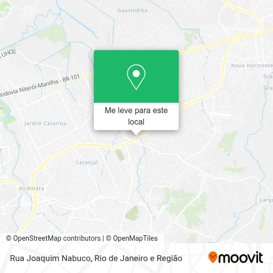 Rua Joaquim Nabuco mapa