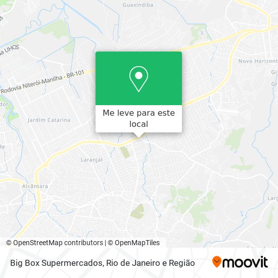 Big Box Supermercados mapa