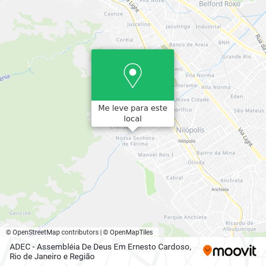 ADEC - Assembléia De Deus Em Ernesto Cardoso mapa