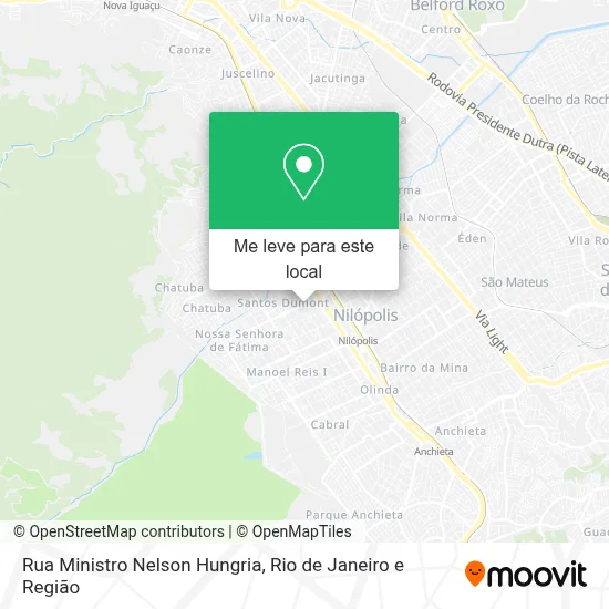 Rua Ministro Nelson Hungria mapa