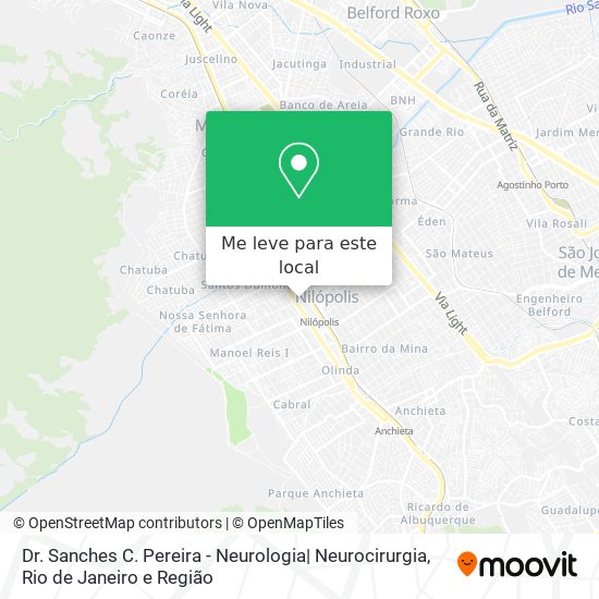Dr. Sanches C. Pereira - Neurologia| Neurocirurgia mapa