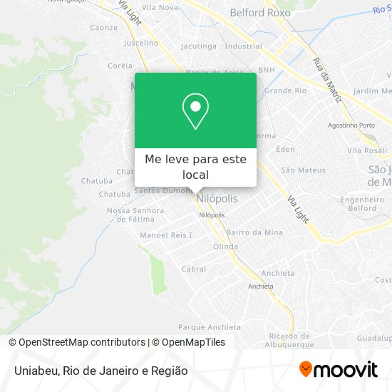 Uniabeu mapa