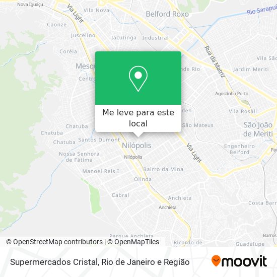 Supermercados Cristal mapa