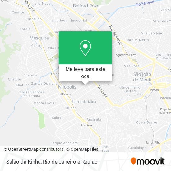 Salão da Kinha mapa