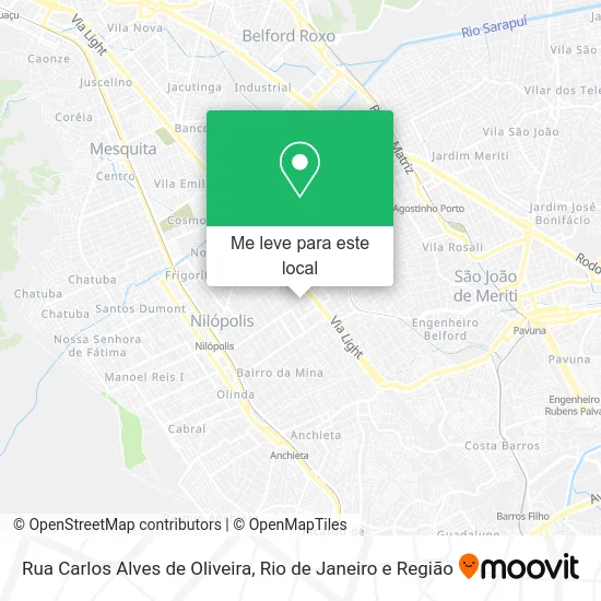 Rua Carlos Alves de Oliveira mapa
