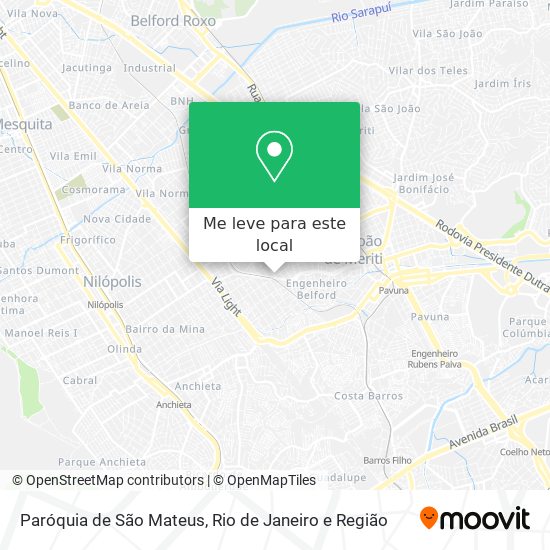 Paróquia de São Mateus mapa