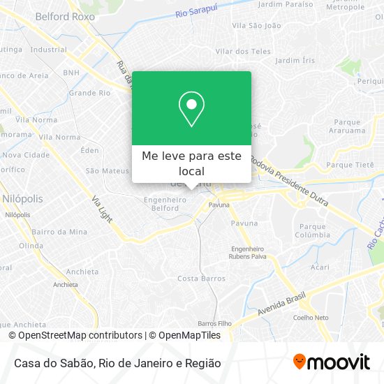 Casa do Sabão mapa