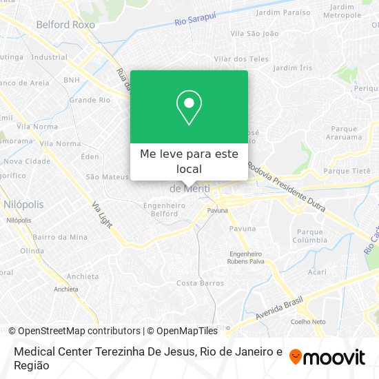 Medical Center Terezinha De Jesus mapa