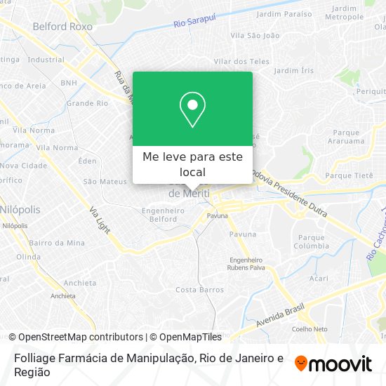 Folliage Farmácia de Manipulação mapa