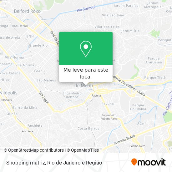 Shopping matriz mapa