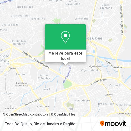 Toca Do Queijo mapa