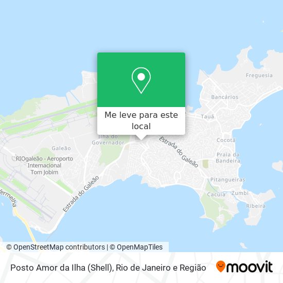 Posto Amor da Ilha (Shell) mapa