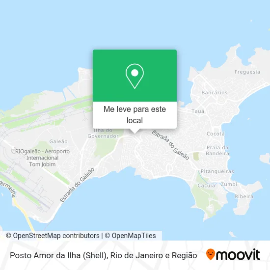 Posto Amor da Ilha (Shell) mapa