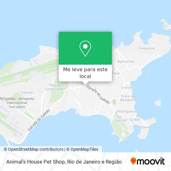 Animal's House Pet Shop mapa