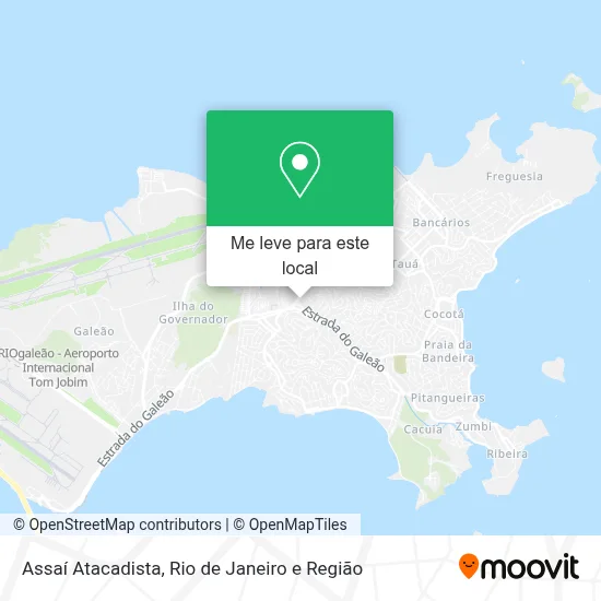 Assaí Atacadista mapa