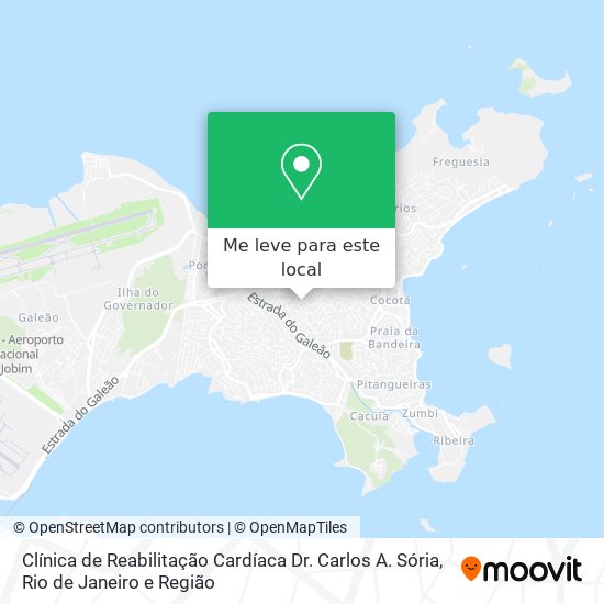 Clínica de Reabilitação Cardíaca Dr. Carlos A. Sória mapa