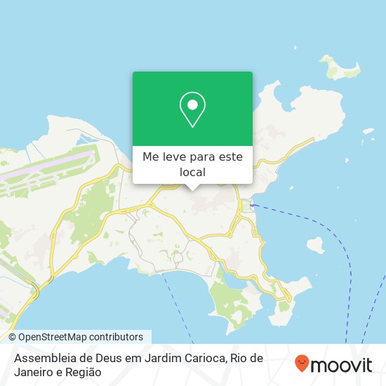 Assembleia de Deus em Jardim Carioca mapa