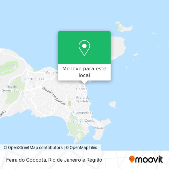 Feira do Coocotá mapa