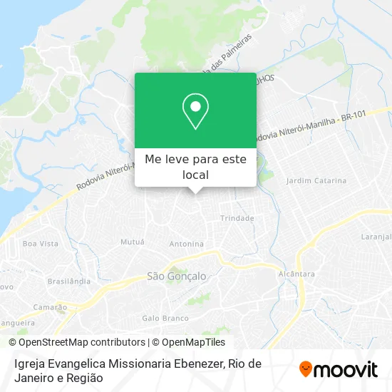 Igreja Evangelica Missionaria Ebenezer mapa