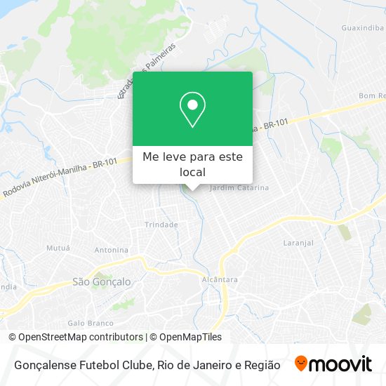 Gonçalense Futebol Clube mapa