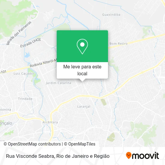 Rua Visconde Seabra mapa
