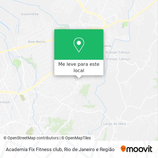 Academia Fix Fitness club mapa
