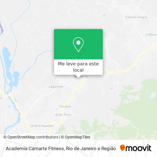 Academia Camarte Fitness mapa