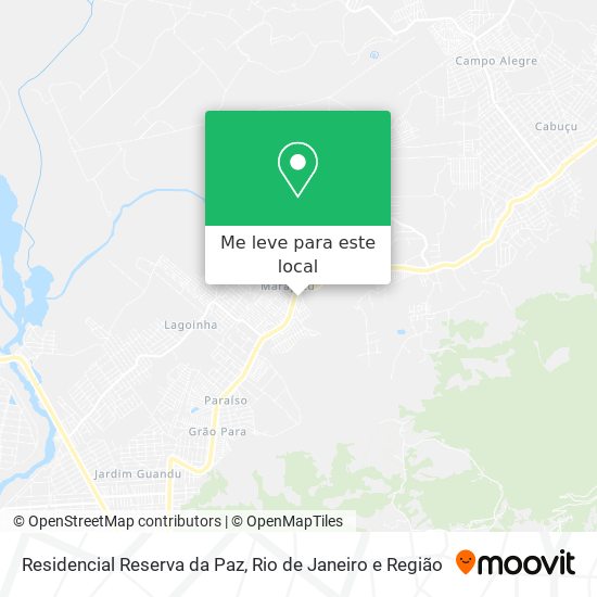 Residencial Reserva da Paz mapa