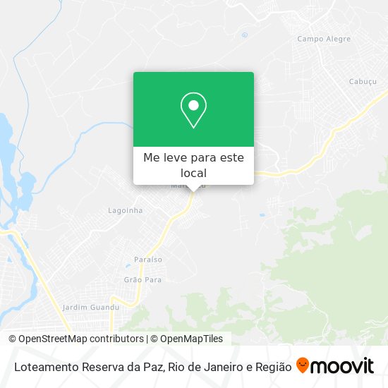 Loteamento Reserva da Paz mapa