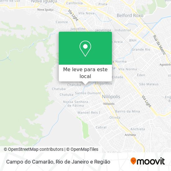 Campo do Camarão mapa
