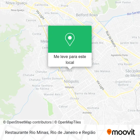 Restaurante Rio Minas mapa
