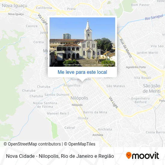 Nova Cidade - Nilopolis mapa