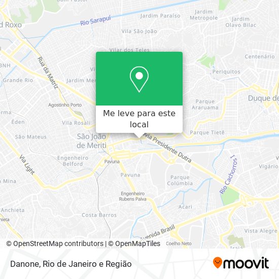 Danone mapa
