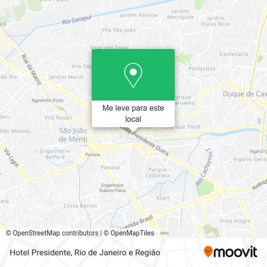 Hotel Presidente mapa