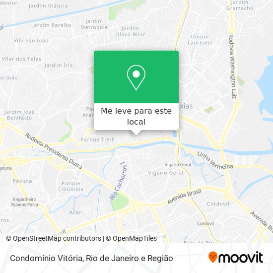 Condomínio Vitória mapa
