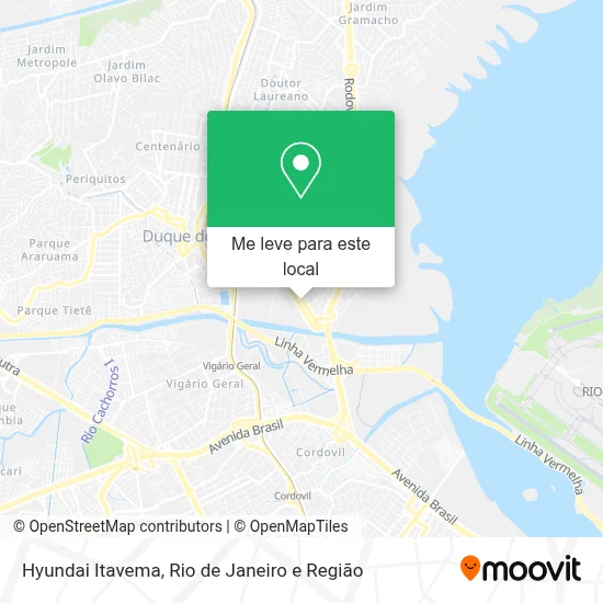 Hyundai Itavema mapa