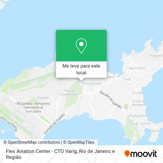 Flex Aviation Center - CTO Varig mapa